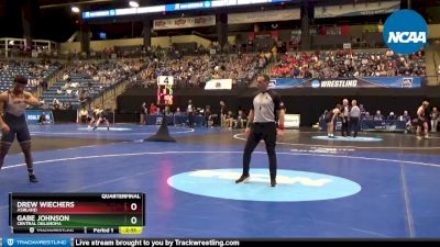 157 lbs Quarterfinal - Gabe Johnson, Central Oklahoma vs Drew Wiechers, Ashland