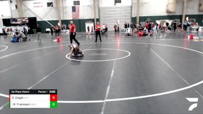 55 lbs 1st Place Match - Ryan Franssen, Broken Bow Wrestling Club vs Xavier Engel, NWTC