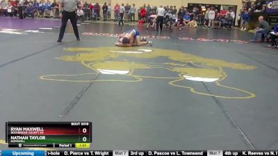 3 - 120 lbs Champ. Round 1 - Ryan Maxwell, Rockbridge County HS vs Nathan Taylor, Hopewell