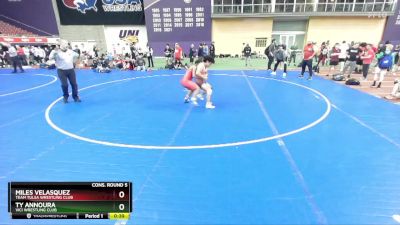 132 lbs Cons. Round 5 - Miles Velasquez, Team Tulsa Wrestling Club vs Ty Annoura, Vici Wrestling Club