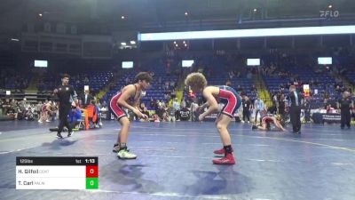 125 lbs 3rd Place - Hans Gilfoil, Central Dauphin vs Trevor Carl, Palmyra