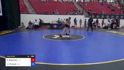 48 kg Cons 16 #2 - River Moosman, Utah vs Evan Provost, Cowa