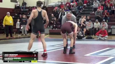 113 lbs Semifinal - Jace Hedeman, Union, LaPorte City vs Kameron Kremer, Independence