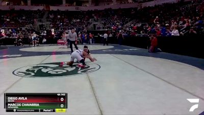 4A 145 lbs Champ. Round 1 - Marcos Chavarria, Miyamura vs Diego Avila, Belen