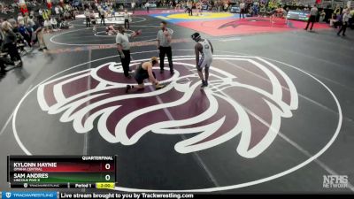 Quarterfinal - Sam Andres, Lincoln Pius X vs Kylonn Haynie, Omaha Central