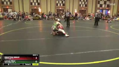 105 lbs Quarterfinals (8 Team) - Lucas Pelc, Yale Street WC vs Drayton Dekay, Team Alien