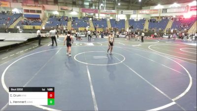 105 lbs Consi Of 16 #2 - Christian Crum, Steel City Reloaded vs Lincoln Hemmert, Gunnison Middle School