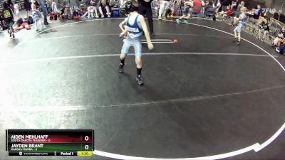 55 lbs Round 1 (4 Team) - Jayden Brant, Kansas Mamba vs Aiden Mehlhaff, South Dakota Thunder