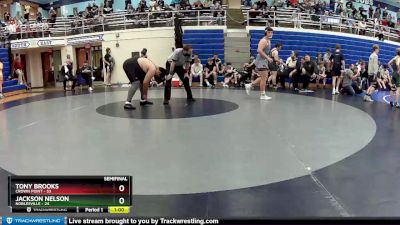 275 lbs Semis (4 Team) - Jackson Nelson, Noblesville vs Tony Brooks, Crown Point