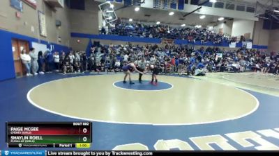 135lbs Cons. Round 4 - Paige McGee, Cheney (Girls) vs Shaylin Roell, Puyallup (Girls)