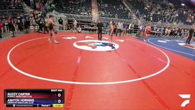 102 lbs 3rd Place Match - Auzzy Carter, Powell Wrestling Club vs Ashton Horning, Sheridan Wrestling Club