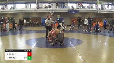 141 lbs Semifinal - Kyle Shoop, Lock Haven vs LJ Bentley, Pittsburgh