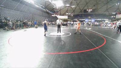 113 lbs Quarterfinal - Mack Pell, Cashmere Wrestling Club vs Aidan Deeney, Unattached