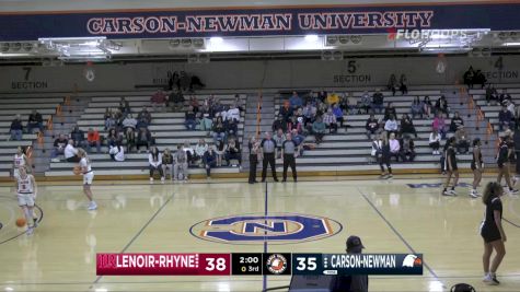 Replay: Lenoir-Rhyne vs Carson-Newman | Feb 20 @ 5 PM