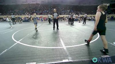 90 lbs Round Of 16 - Bayless Wood, TWolves Youth Wrestling vs Kanyon Fryar, Choctaw Ironman Youth Wrestling