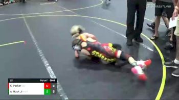 52 lbs Round 2 (6 Team) - Kamdynn Parker, East Kansas Eagles vs Adam Husk Jr, The Funky Singlets Teal