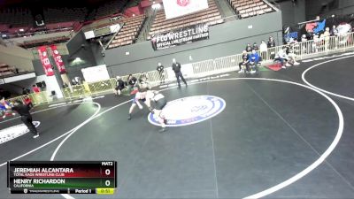 187 lbs Quarterfinal - Henry Richardon, California vs Jeremiah Alcantara, Total Kaos Wrestling Club