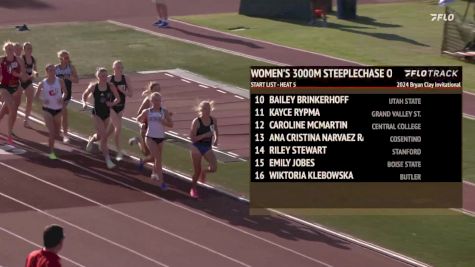 Women's 3k Steeplechase, Heat 5