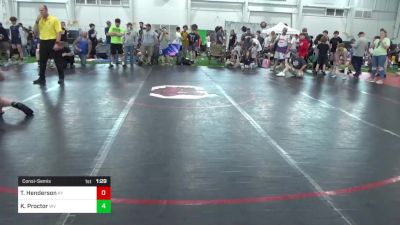 140-S lbs Consolation - Titan Henderson, KY vs Kaiden Proctor, WV