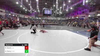 40 lbs Round Of 16 - Ryker Sand, Alamosa vs Kempsey Conry, Pomona Elite