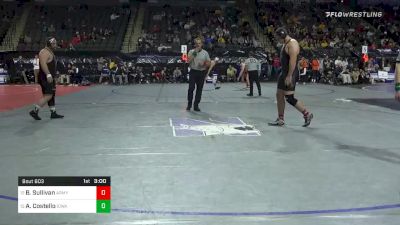 285 lbs Consolation - Ben Sullivan, Army West Point vs Aaron Costello, Iowa