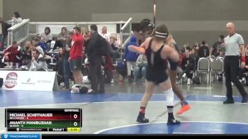 133 lbs Semis & 1st Wrestleback (8 Team) - Ananth Manibushan, Queens vs Michael Schiffhauer, Bellarmine