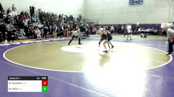 113 lbs Consi Of 4 - Nick Gustello, Paramus vs Nick Kelly, River Dell