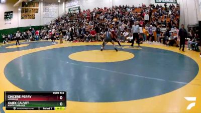 132 lbs Cons. Round 2 - Xaiex Calvet, North Torrance vs Cincere Perry, Lawndale