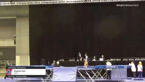 Sophia Han - Individual Trampoline, CAVU - 2021 USA Gymnastics Championships