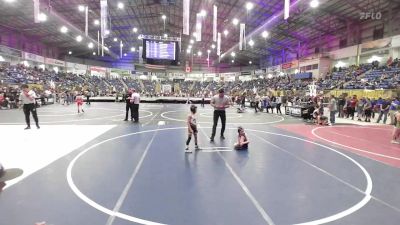 52 lbs Consi Of 8 #2 - Oliver Jackson, Widefield Wrestling Club vs Kase Gouty, Pueblo County Wrestling Club