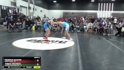 139 lbs Semis & 1st Wrestleback (8 Team) - Maximus Baxter, Legacy Blue vs Tobias Pacheco, Dundee Wrestling (MI)