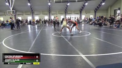 149 lbs 3rd Place Match - Colton Spurgeon, Ohio Northern Univerity vs Joseph Olalde, Ferrum College