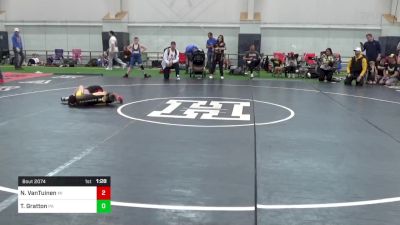 60-M lbs Consi Of 16 #2 - Nicholas VanTuinen, MI vs Trey Gratton, PA