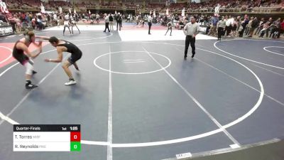 123 lbs Quarterfinal - Taylor Torres, Misfits vs Ryder Reynolds, Pikes Peak Warriors