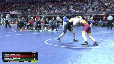 3A-126 lbs Cons. Semi - Truman Folkers, Ankeny vs Maximus Riggins, Southeast Polk