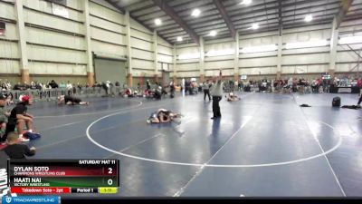 67 lbs Cons. Round 3 - Haati Nai, Victory Wrestling vs Dylan Soto, Champions Wrestling Club