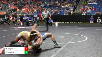 157 lbs Quarterfinal - Archie Colgan, Wyoming vs Alex Mossing, Air Force