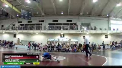 92 lbs Champ. Round 3 - Jonathan Conrad, Indiana vs Vaughn Wyatt, Contenders Wrestling Academy