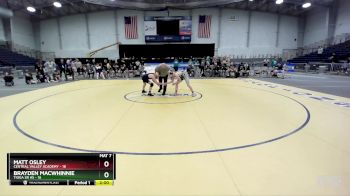 110 lbs Finals (4 Team) - Brayden MacWhinnie, Tioga Sr HS vs Matt Osley, Central Valley Academy