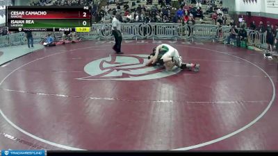 165 lbs Semifinal - Cesar Camacho, Rancho vs Isaiah Rea, Lakeside