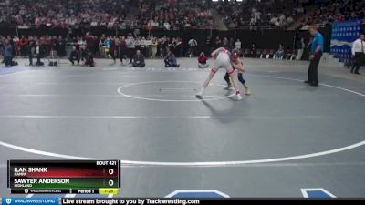 5A 98 lbs 1st Place Match - Sawyer Anderson, Highland vs Ilan Shank, Nampa