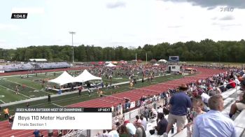 High School Boys' 110m Hurdles, Finals 1