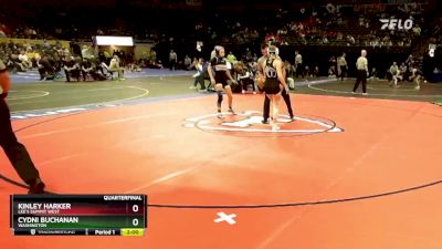 100 Class 2 lbs Quarterfinal - Kinley Harker, Lee`s Summit West vs Cydni Buchanan, Washington