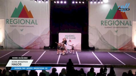 Icon Athletics - Halos [2024 L1 Tiny - Novice - Restrictions - D2 04/20/2024] 2024 The Southeast Regional Summit