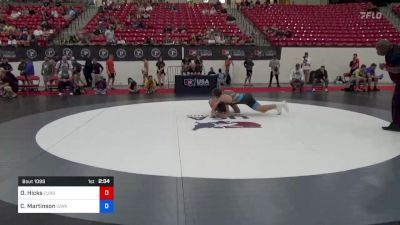 70 kg Rnd Of 128 - Owen Hicks, Curby 3 Style Wrestling Club vs Carter Martinson, Iowa