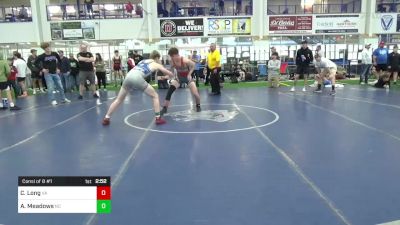 E-160 lbs Consi Of 8 #1 - Cannon Long, VA vs Andrew Meadows, NC