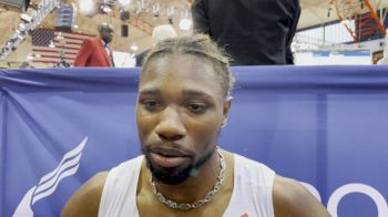 Noah Lyles Explains False Start And Decision To Run Under Protest