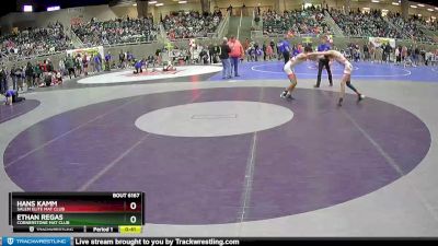 106 lbs Quarterfinal - Hans Kamm, Salem Elite Mat Club vs Ethan Regas, Cornerstone Mat Club