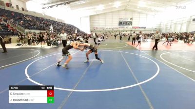 137 lbs Quarterfinal - Xavier Urquiza, Bagdad Copperheads vs Jake Broadhead, Shootbox WC