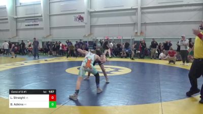 96-J lbs Consi Of 8 #1 - Lincoln Straight, VA vs Blake Adkins, MI